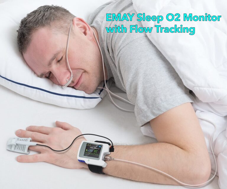 EMAY SleepO2 Pro - Wrist Pulse Oximeter with SpO2 & Flow Tracking Overnight | Wrist Sleep Oxygen Monitor for Blood Oxygen Levels & Flow Recording Continuously | Gets Overnight Report with ODI & AHI Data | Comes with PC Software - Image 9