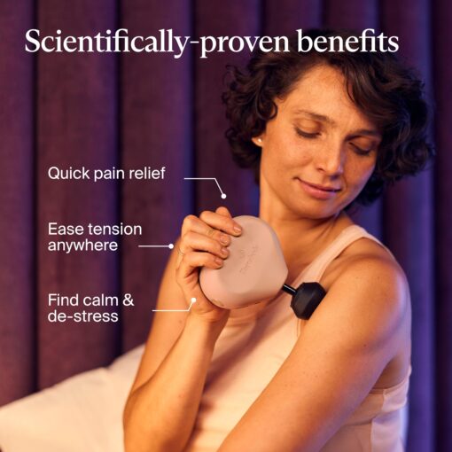 TheraGun Mini by Therabody (3rd Generation) – Ultra-Portable Massage Gun and Travel Essential for Fast, Effective Pain and Tension Relief Anywhere, Desert Rose - Image 9