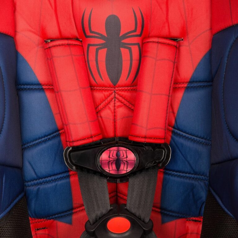 KidsEmbrace Marvel Spider-Man 2-in-1 Forward-Facing Booster Car Seat LATCH | 5-Point Harness Booster 22-65lbs converts to Belt-Positioning Booster 40-100lbs | Adjustable - Image 2