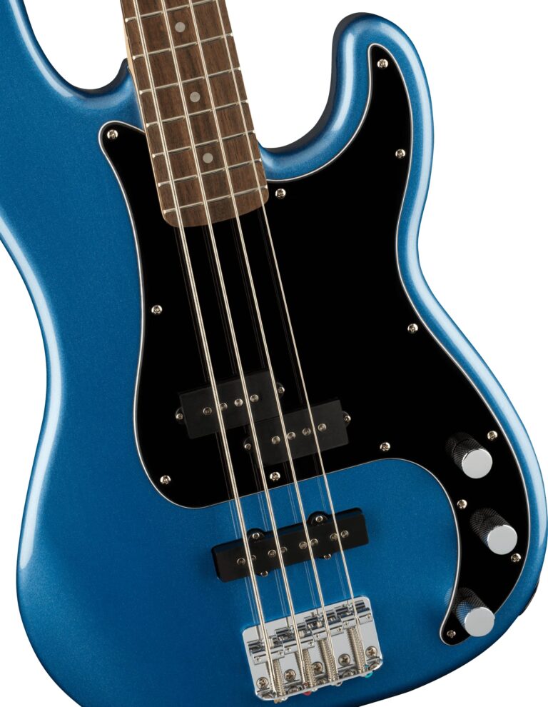 Fender Squier Affinity Series Precision Bass, Lake Placid Blue, Laurel Fingerboard - Image 7
