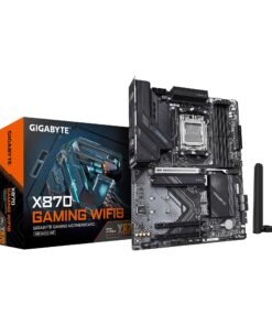 GIGABYTE X870 Gaming WIFI6 AMD AM5 LGA 1718 Motherboard, ATX, DDR5, 3X M.2, PCIe 5.0, USB4, WiFi 6, 2.5GbE LAN, EZ-Latch, 5-Year Warranty