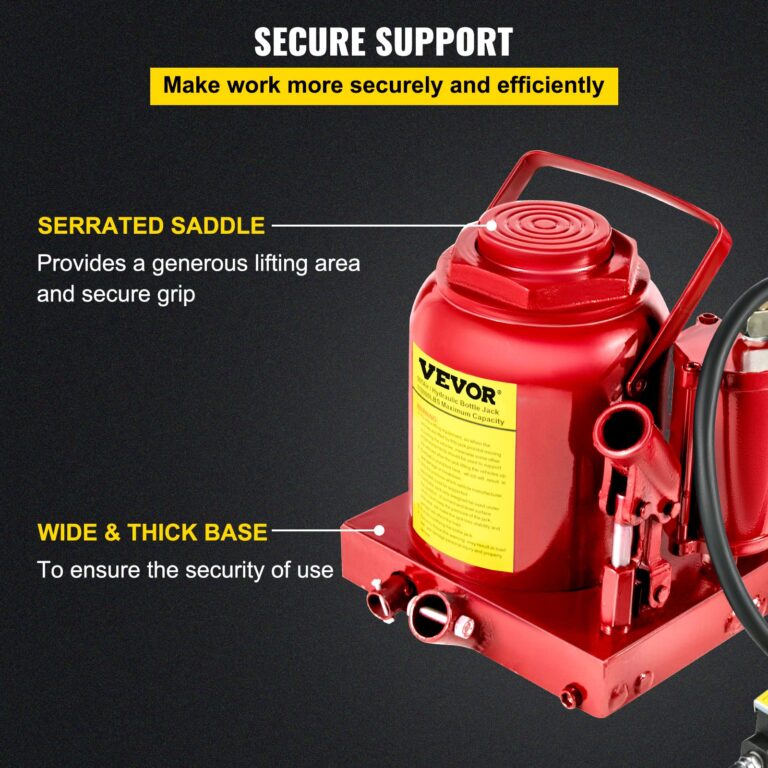 Bestauto Bottle Jack 50 T, Car Jack Hydraulic Floor Jack 110000LBS with Pneumatic & Manual Hand Pump, Air Jack Heavy Duty Auto Truck Repair Lift - Image 6