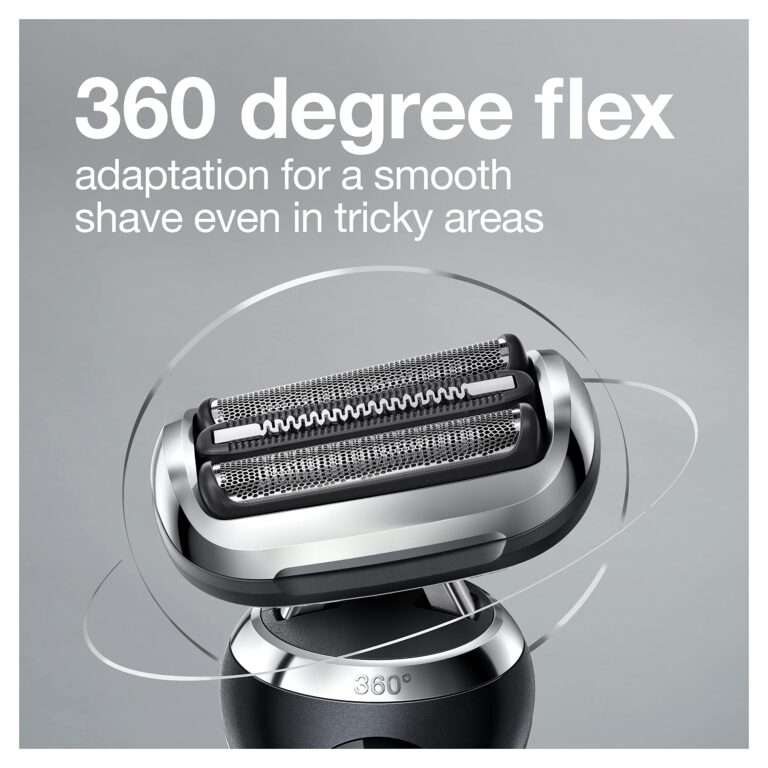 Braun Series 7 7091cc Flex Electric Razor for Men with SmartCare Center, Beard Trimmer, Stubble Beard Trimmer, Body Groomer and Exfoliating Brush Wet & Dry, Rechargeable, Cordless Foil Shaver, Black - Image 2