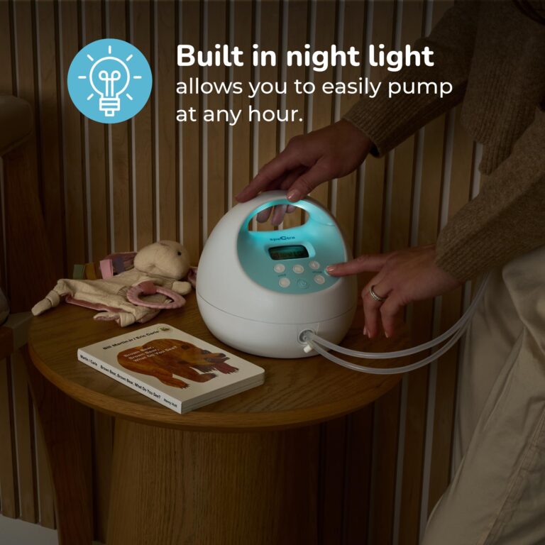Spectra Baby S1 Plus Premier Rechargeable Breast Pump with Grey Tote Premium Accessory Kit - 28 mm - Image 5