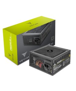 YEYIAN Power Supply 1000W, 80+ Platinum Certified Gaming PSU, Fully Modular ATX 3.0 12V PCIE 5.0 with 12+4 Pin Connectors Circuit, 140mm Ultra Quiet Fan, 12VHPWR Compatible with RTX 4080/4090/Ultra 9