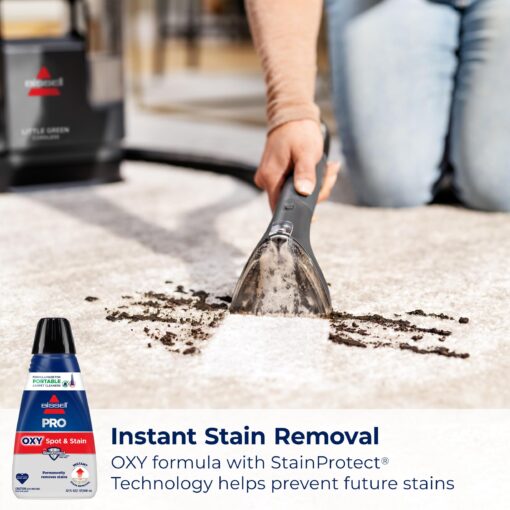 BISSELL® Little Green® Cordless Portable Deep Cleaner with 25V Lithium-Ion Battery & Battery-Boost Technology, 3682 - Image 4