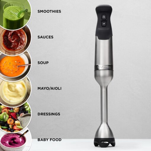 Vitamix 5-Speed Immersion Blender, 625-Watt Motor, One-Handed Operation, 5 ft cord, Stainless Steel/Black - Image 7
