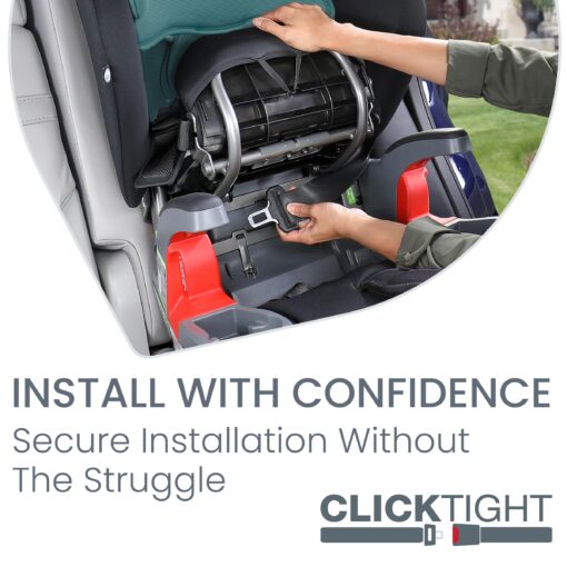 Britax Grow with You ClickTight Harness-2-Booster Car Seat, 2-in-1 High Back Booster, Green Contour - Image 8
