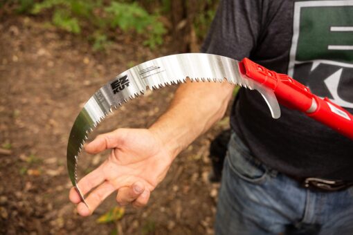 EZ Kut Professional Pole Saw 20’ Extendable - Manual Pole Saw for Tree Trimming. Branch Cutter with Double Hook for Branch Removal - Best Tree Pruner. Tree trimmer pole saw. Since 1988 - Image 4