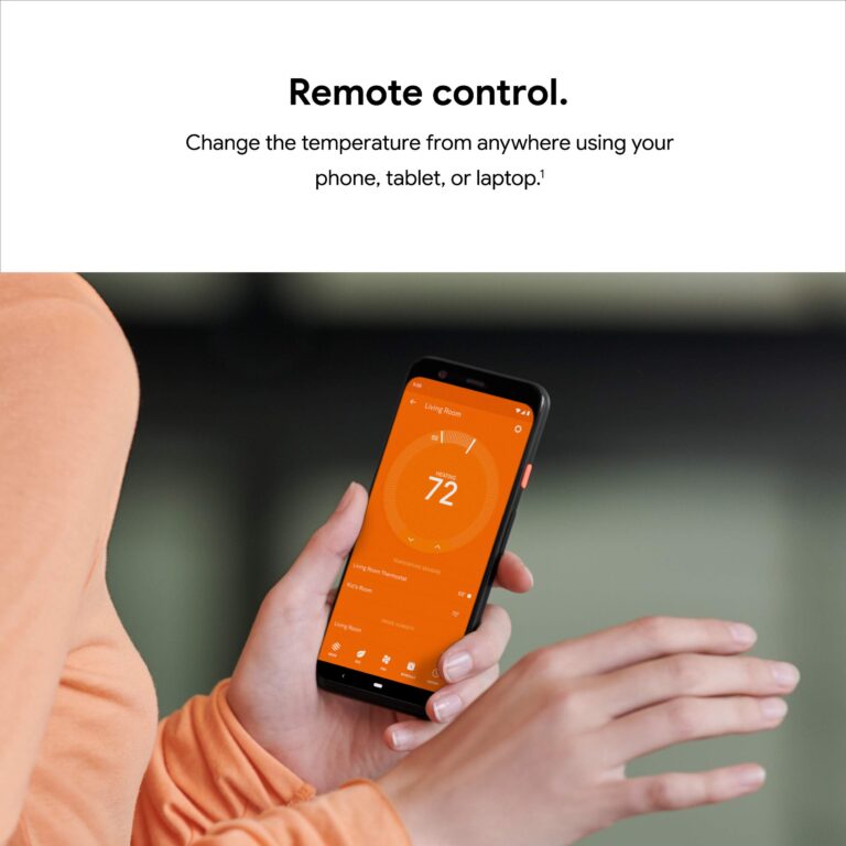 Google Nest Learning Thermostat - 3rd Gen (2015) - Programmable Smart Thermostat for Home - Works with Alexa - Mirror Black - Image 8