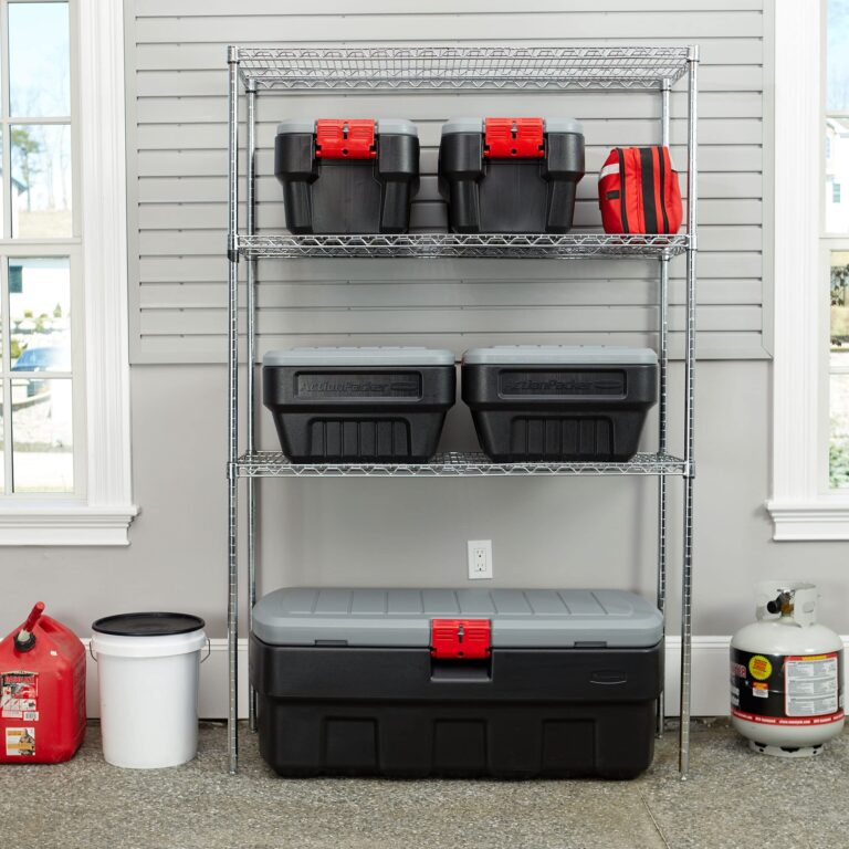 Rubbermaid ActionPacker️ 48 Gal with 8 Gal Containers Nested, Lockable Storage Bins, Industrial, Rugged Storage Container Bundle with Lids - Image 3