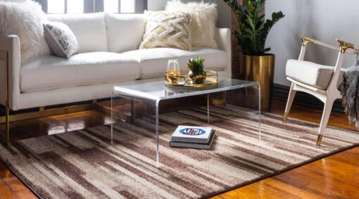 Unique Loom Autumn Collection Area Rug - Wheat (9' x 12' 2" Rectangle, Brown/ Beige) - Image 9