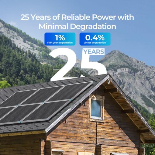 Renogy 16BB N-Type 175 Watt Solar Panel, 12V 175W Solar Panel 25% High-Efficiency, PV Module Power Charger for RV Marine Cabin Roof Home Farm Battery and Other Off-Grid Applications - Image 3