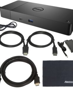 Dell Performance Dock WD 19S WD19S Docking Station (WD19S130W) with 130W Power Adapter and 90W Power Delivery + ZoomSpeed Essentials Kit Black