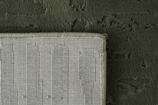 Revival Rugs Shell 5'3"x7'10" Washable Area Rug for Living Room Bedroom - 100% Recycled Oeko-TEX Certified, Medium Pile, Green - Image 4