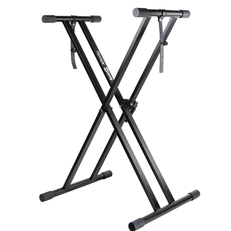 Casio, 61-Key Portable Keyboard with USB (LK-S250) & RockJam Xfinity Heavy-Duty, Double-X, Pre-Assembled, Infinitely Adjustable Piano Keyboard Stand with Locking Straps - Image 4