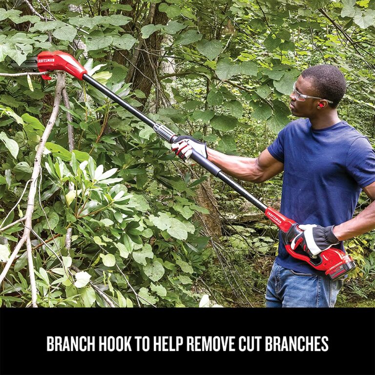 CRAFTSMAN V20 Pole Saw, Cordless, 14-Foot, 4.0Ah, Battery and Charger Included (CMCCSP20M1) - Image 3