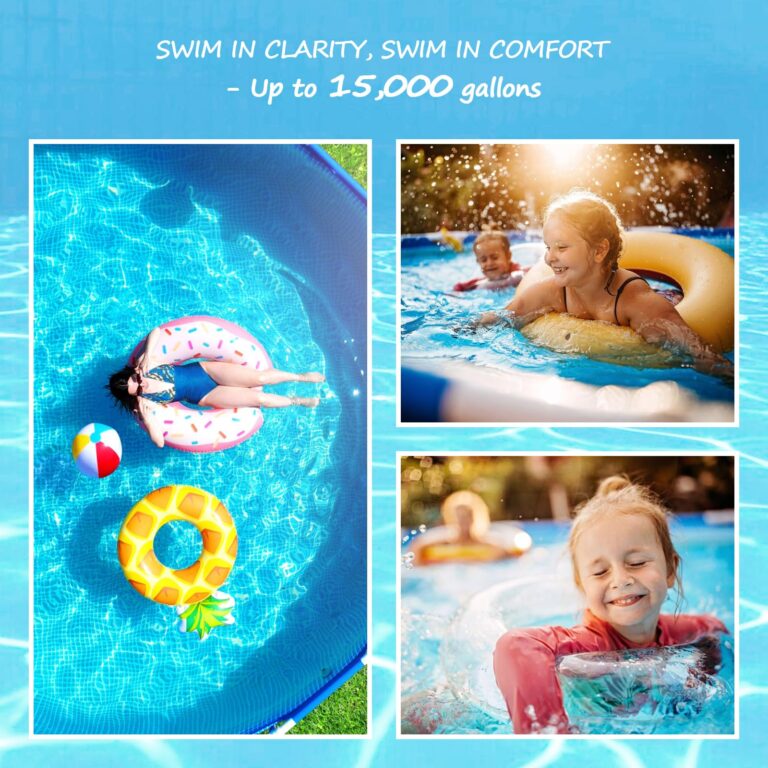 Saltwater Pool System, Westaho Salt Chlorine Generator with USA Titanium Cell for Above Ground Pools Up to 15,000 Gallons, Compatible with Intex Pool, IP 66 Waterproof - Image 2