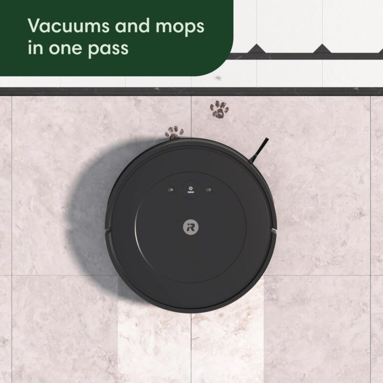 iRobot Roomba Combo Robot Vacuum & Mop (Y0110) - Easy to use, Power-Lifting Suction, Vacuums and mops, Multi-Surface Cleaning, Smart Navigation Cleans in Neat Rows, Self-Charging, Alexa - Image 9