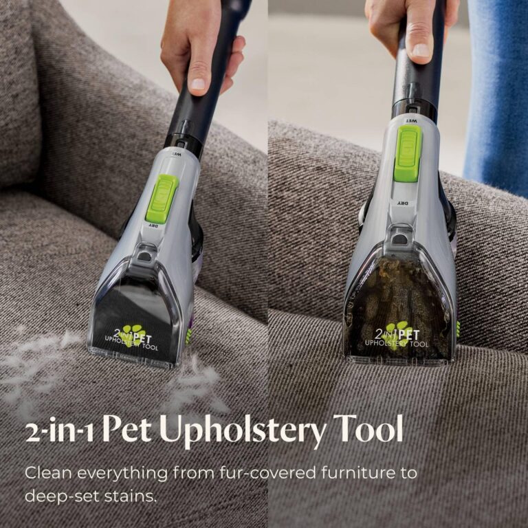 BISSELL ProHeat 2X Revolution Pet Pro Plus, 3588F, Upright Deep Cleaner, 30-minute Dry Time, Dual Dirt Lifter Powerbrush, Hose & Tool Attachment, Pet Upholstery Tool and Tough Stain Tool Included - Image 4