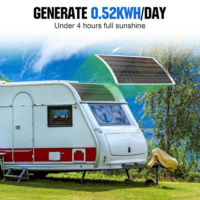 ECO-WORTHY 130Watt 12Volt Flexible Solar Panel Kit for Off Grid Home RV, Boat and Uneven Surfaces:1pcs 130W Mono Solar Panel + 30A 12V Charger Controller + Solar Cable + Tray Cable + Y Branch - Image 7