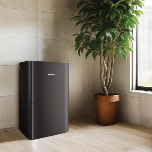 Hisense Energy Star 50-Pint Portable Dehumidifier with Built-in Pump, Auto-Shutoff and Timer, Home Dehumidifier and Moisture Absorber For Basement, Garage, Living Room - Image 2