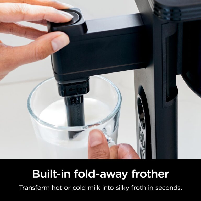 Ninja Specialty Coffee Maker, Hot & Iced Coffee, 6 Brew Styles, 8 Sizes, Small Cup to Travel Mug, 10-Cup Carafe, Fold-Away Frother, Permanent Filter, Removable Reservoir, Black, CM401 - Image 7