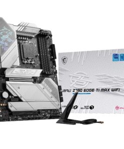 MSI MPG Z790 Edge TI MAX WiFi Gaming Motherboard (Supports 12th/13th Gen Intel Processors, LGA 1700, DDR5, PCIe 5.0, M.2, 2.5Gbps LAN, USB 3.2 Gen2, Wi-Fi 7, ATX)