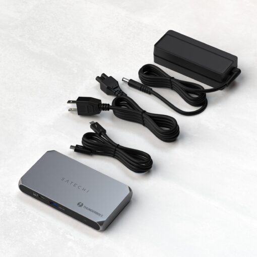 Satechi Thunderbolt 4 Hub Slim Pro, USB C 96W Charging, Single 8K or Dual 4K Display, 4 Thunderbolt 4 Ports, USB 3.2 Gen2 – for MacBook Pro/Air M1 M2 M3, Dell, HP, Surface, Lenovo - Image 4