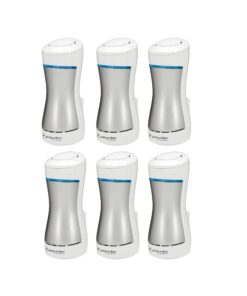 GermGuardian GG1000 Pluggable UV-C Sanitizer and Deodorizer, Kills Germs, Freshens Air and Reduces Odors from Pets, Smoke, Mold, Cooking and Laundry, 6-Pack