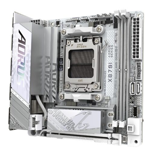 GIGABYTE X870I AORUS PRO ICE AMD AM5 LGA 1718 Motherboard, Mini-ITX, DDR5, 2X M.2, PCIe 5.0, USB-C, WIFI7, 2.5GbE LAN, EZ-Latch, 5-Year Warranty - Image 5