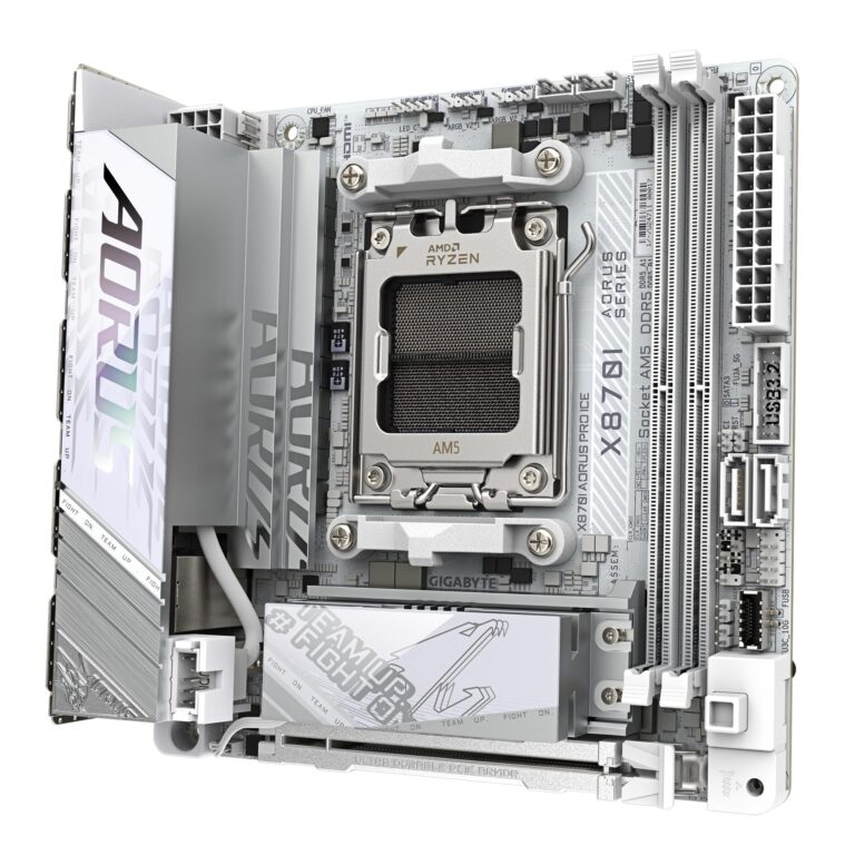 GIGABYTE X870I AORUS PRO ICE AMD AM5 LGA 1718 Motherboard, Mini-ITX, DDR5, 2X M.2, PCIe 5.0, USB-C, WIFI7, 2.5GbE LAN, EZ-Latch, 5-Year Warranty - Image 5
