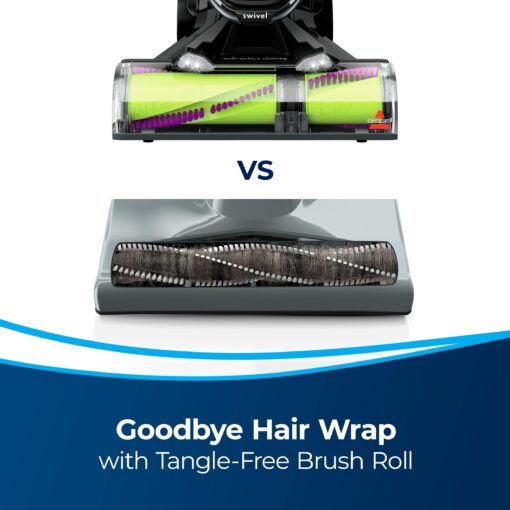BISSELL 24613 Pet Hair Eraser Turbo Plus Lightweight Vacuum, Tangle-Free Brush Roll, Powerful Pet Hair Pick-up, SmartSeal Allergen System, Specialized Pet Tools, Easy Empty Dirt Tank - Image 5