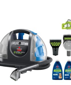 Bissell Little Green Pet Deluxe Portable Carpet Cleaner and Car/Auto Detailer, 3353, Gray/Blue
