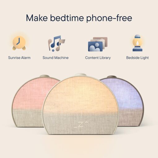 Hatch Restore 3 Sunrise Alarm Clock, Sound Machine, Smart Light (Cocoa) - White Noise, Screen-Free Sleep Routine - Image 6