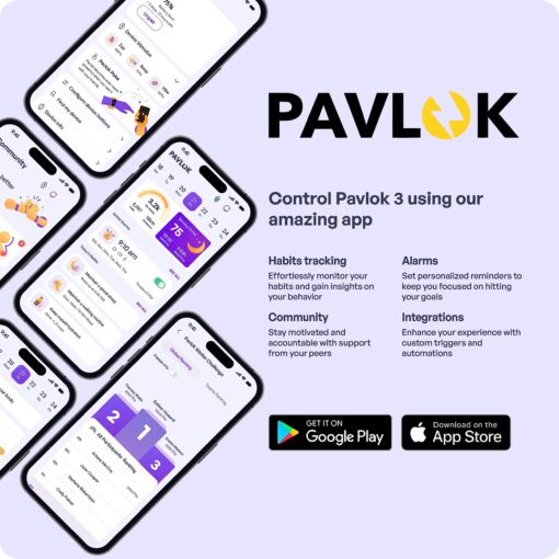 Pavlok 3 - Wearable Silent Alarm and Personal Life Coach - Enhance Mindfulness, Develop Good Habits - Monitor Steps, Activity, and Sleep Patterns - Image 4