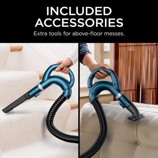 Shark Upright Vacuum, Navigator Lift-Away with Self-Cleaning Brushroll, HEPA Filter, Swivel Steering, Upholstery Tool & Pet Crevice Tool, Perfect for Pets & Multi-Surface, Teal, ZU503AMZ - Image 5