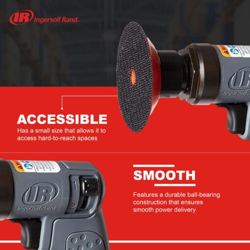 Ingersoll Rand 3128KA Mini Random Orbital Sander Kit - Image 6