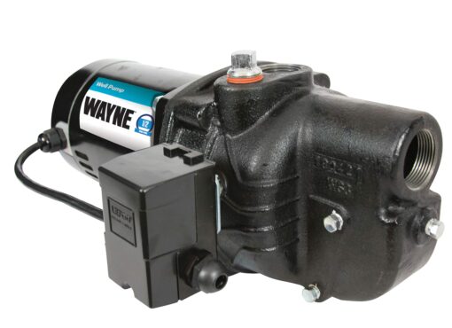 WAYNE SWS50-1/2 HP Cast Iron Shallow Jet Well Pump - Up to 375 Gallons Per Hour - Heavy Duty Shallow Well Pump