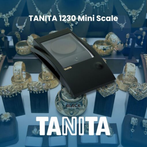 Tanita 1230 Professional Mini Diamond Scale - Japan Technology - Portable Carat Scale for Precise Gem Weighing - Energy Saving and Auto Power Off - Easy to Read 5 Digit LCD Display - Image 2