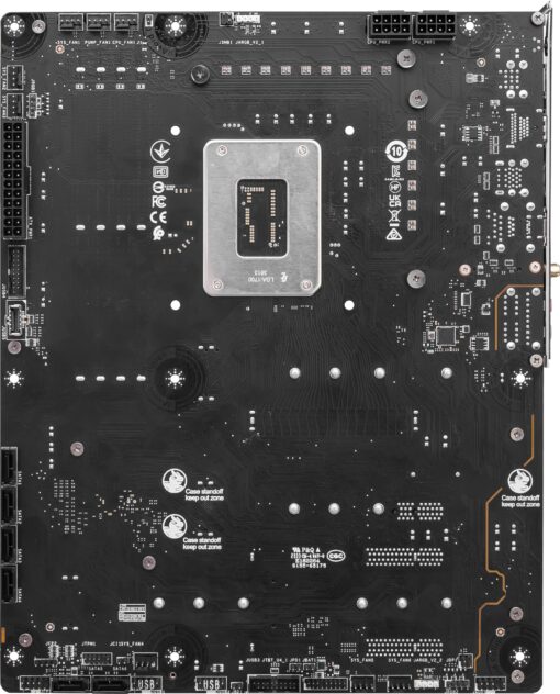 MSI Z790 Project Zero Gaming Motherboard (Support 14th/13th/12th Gen Intel Processors, LGA 1700, DDR5, PCIe 5.0, M.2 Slots, 2.5Gbps LAN, USB 3.2 Gen2, HDMI/DP, Wi-Fi 7, Bluetooth 5.4, ATX) - Image 4