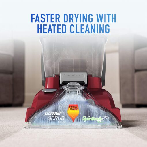 Hoover PowerScrub Deluxe Carpet Cleaner Machine, FH50150NC + 64 oz Everyday Carpet Cleaner Solution, Deep Cleaning Carpet Shampoo, AH31924 - Image 4