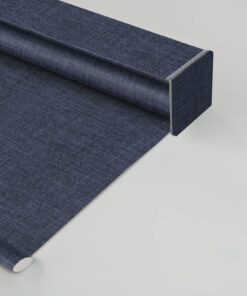 Yoolax Motorized Blinds with Remote, Blackout Smart Blinds Motorized Fabric Roller Shades Work with Alexa, Automatic Shades for Windows Custom Size (Navy Blue)