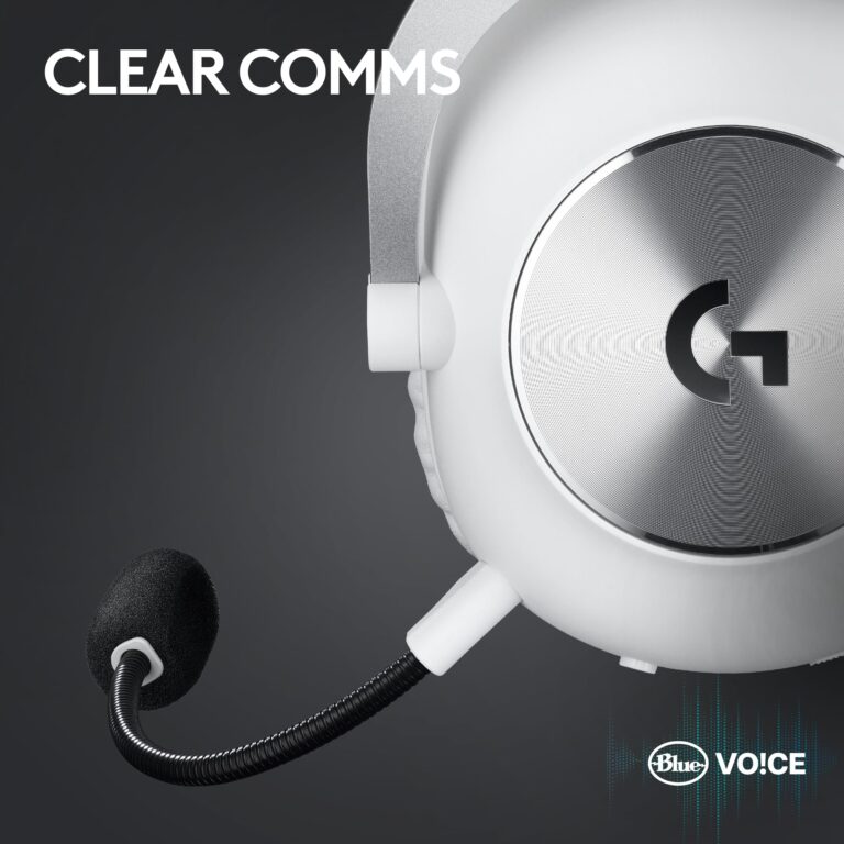 Logitech G PRO X 2 Lightspeed Wireless Gaming Headset: Detachable Boom Mic, 50mm Graphene Drivers, DTS:X Headphone 2.0—7.1 Surround, Bluetooth/USB/3.5mm Aux, for PC, PS5, PS4, Nintendo Switch - White - Image 4