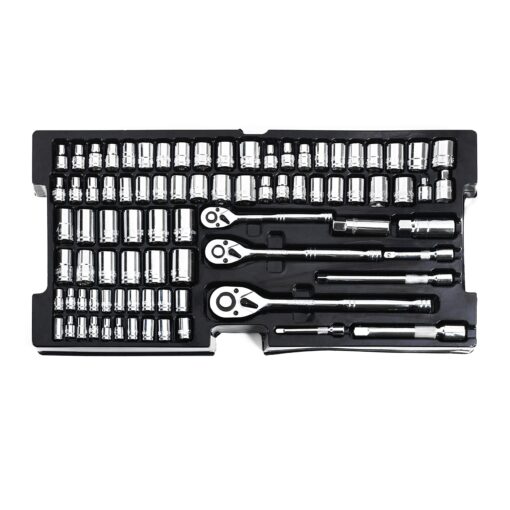 WORKPRO 408-Piece Mechanics Tool Set, General Household Home Repair Tool Kit with 3-Drawer Heavy Duty Metal Box, Hand Tool Kit Set 1 Pack - Image 9
