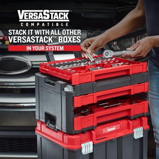 Craftsman VERSASTACK Mechanics Tool Set, 1/4 in, 3/8 in, and 1/2 in Drive, 230 Piece (CMMT45306) - Image 2