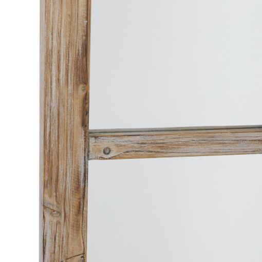 Deco 79 Wood Room Wall Mirror Arched Window Pane Entryway Mirror, Wall Mounted Mirror 23" x 1" x 72", Brown - Image 7