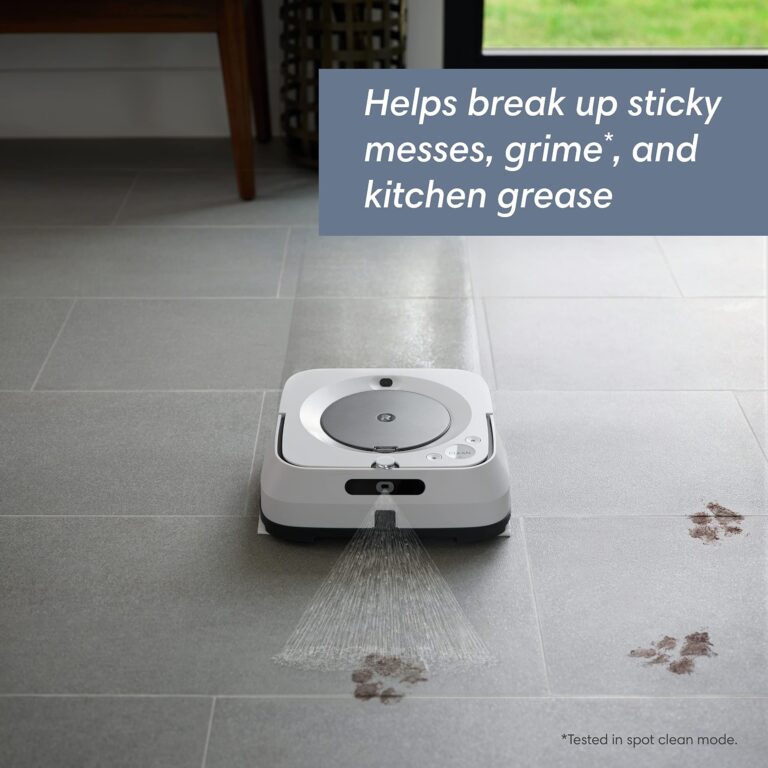iRobot Braava Jet M6 (6110) Ultimate Robot Mop- Wi-Fi Connected, Precision Jet Spray, Smart Mapping, Works with Alexa, Ideal for Multiple Rooms, Recharges and Resumes, White - Image 12