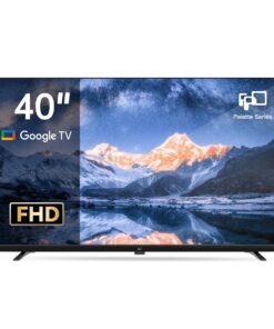 FPD 40-inch Smart TV, 1080p Google TV with Google Play Built-in Google Cast, HDR 10, Dolby Audio, Voice Remote, Full HD Flat Screen Television (Palette-Series, CG40-P3, 2024)