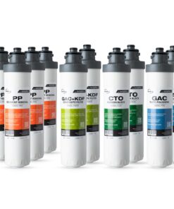 iSpring F10DS 2-Year Replacement Supply Filter Cartridge Pack Set for DS4B & DS4S - Sediment, Composite, Carbon Block and Post Carbon Filters
